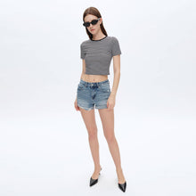 Load image into Gallery viewer, Molly Mid Rise Denim Shorts
