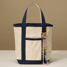 Load image into Gallery viewer, Colorful Beaded Bag Charm with Gold Clasp Trendy Accessory