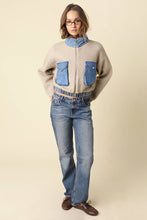 Load image into Gallery viewer, Georgina Denim Knit Jacket