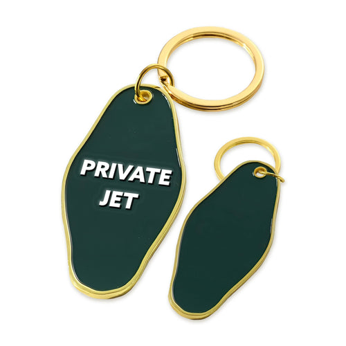 Private Jet Keychain
