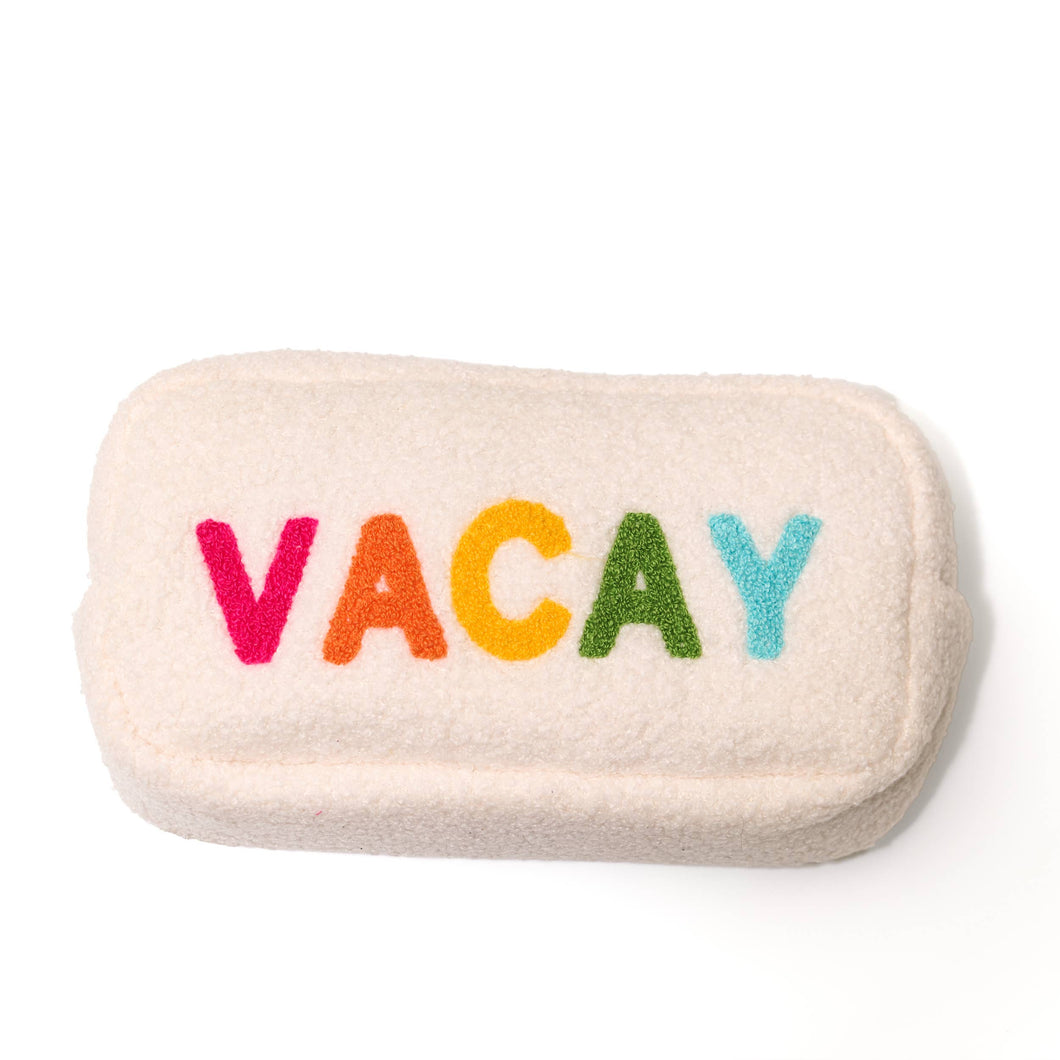 Vacay Sherpa Cosmetic Bag