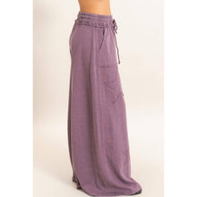 Load image into Gallery viewer, Mineral Wash Star Patch And Print Wide Leg Pants