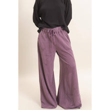 Load image into Gallery viewer, Mineral Wash Star Patch And Print Wide Leg Pants