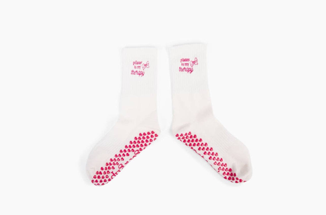 Pilates Therapy Grip Socks