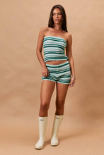 Load image into Gallery viewer, LOW-WAIST STRIPE MICRO SHORTS