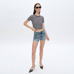 Molly Mid Rise Denim Shorts