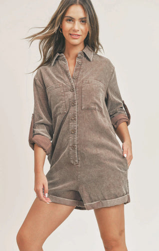 Corduroy Romper
