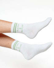 Load image into Gallery viewer, White Pilates &amp; Matcha Socks