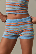 Load image into Gallery viewer, LOW-WAIST STRIPE MICRO SHORTS