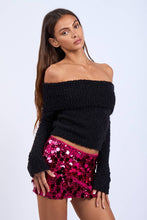 Load image into Gallery viewer, Ballet Off Shoulder Sweater