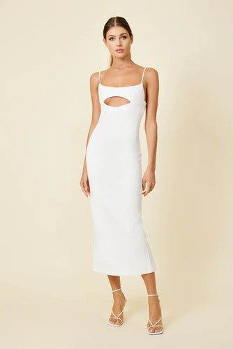 Flor Cut Out Midi Dress