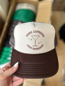 More Espresso Trucker Hat