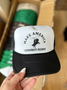 Make America Cowboy Trucker Hat