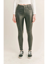 Load image into Gallery viewer, Vegan Leather Skinny Pants
