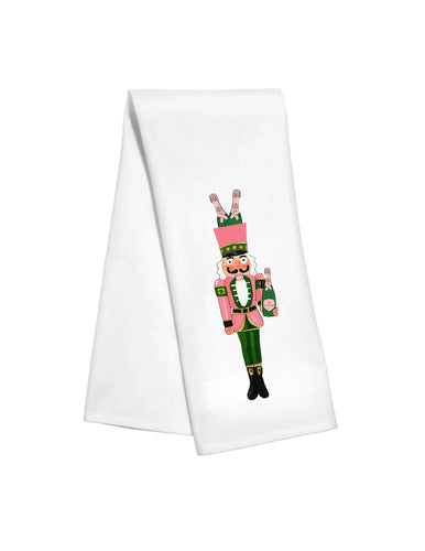 Christmas Kitchen Towel - Nutcracker Champagne