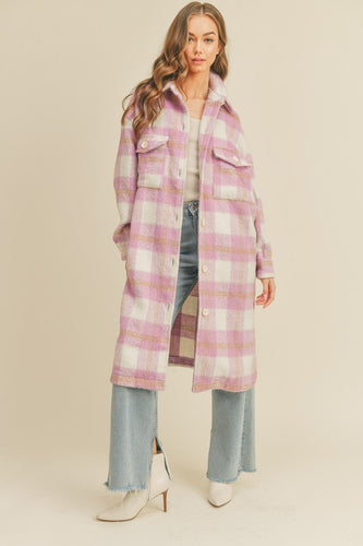 Suzie Fuzzy Midi Shacket