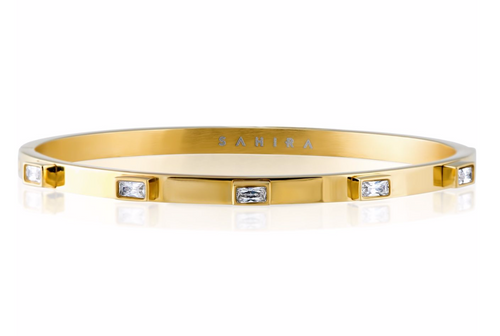 Diamond Baguette Stackable Bracelet