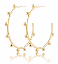 Load image into Gallery viewer, Erin Studded Hoops