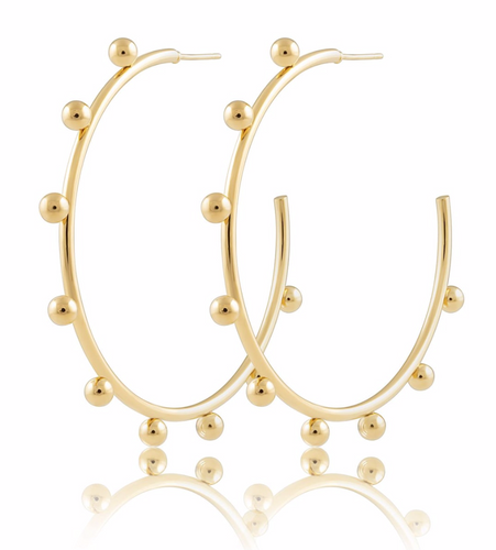 Erin Studded Hoops