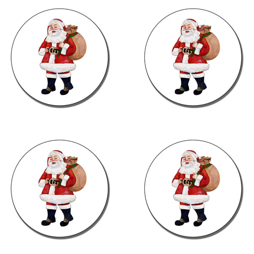 GG Santa Coasters SET OF 4