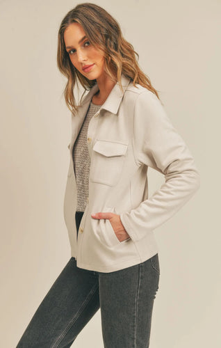 Glad You Came Suede Jacket