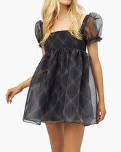 Load image into Gallery viewer, Puff Sleeve Organza Mini Dress